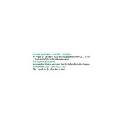 Organika Bee Propolis 500 mg, 2 x 200 Capsules