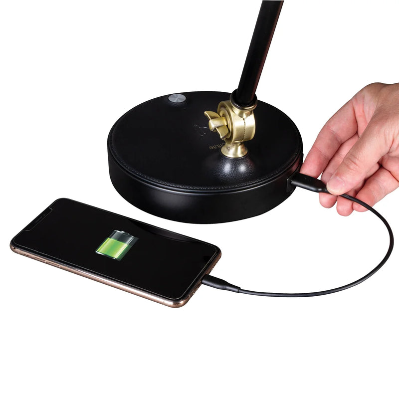 Lampe de bureau LED à chargement sans fil OttLite 