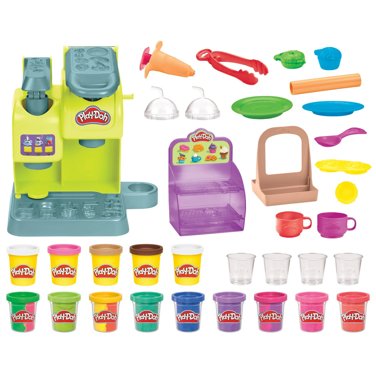 Coffret de jeu Play-Doh Rainbow Shimmer Cafe 