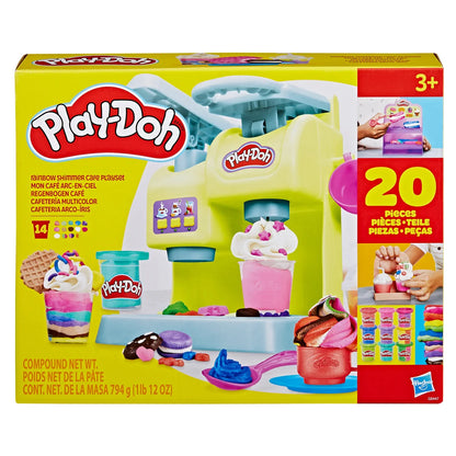 Coffret de jeu Play-Doh Rainbow Shimmer Cafe 