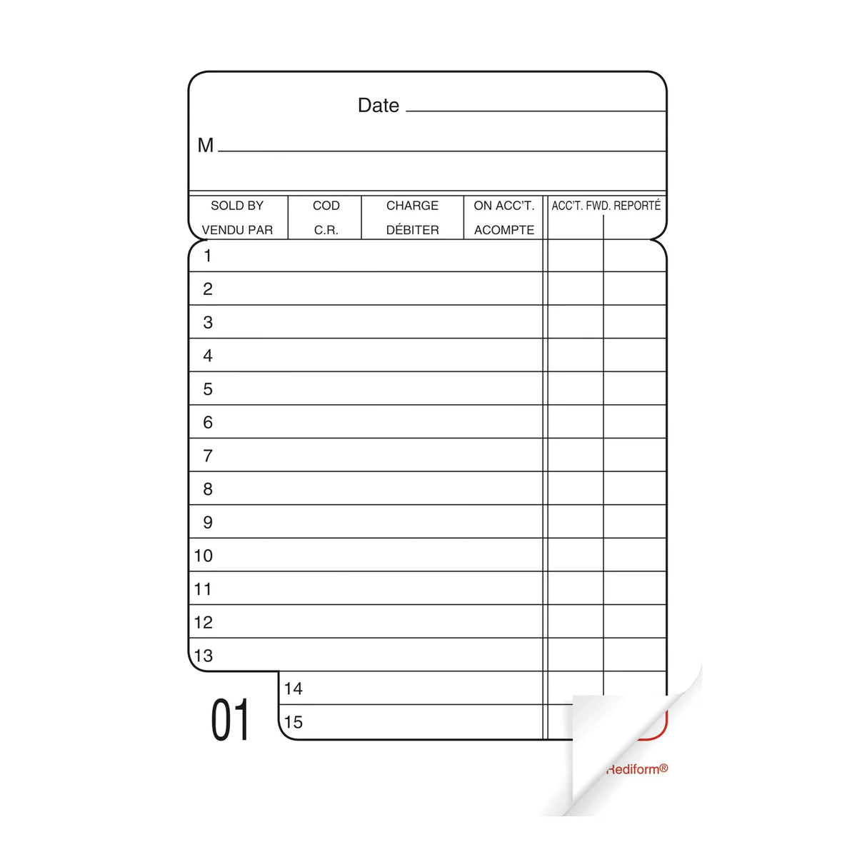 Rediform Sales Books Pack of 16
