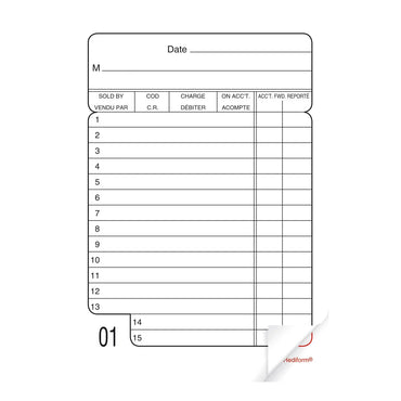 Rediform Sales Books Pack of 16