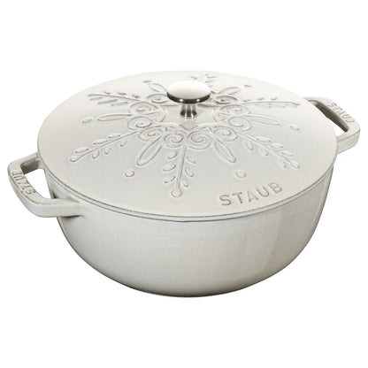 Four STAUB Winter Essential 3,75 pintes avec couvercle flocon de neige