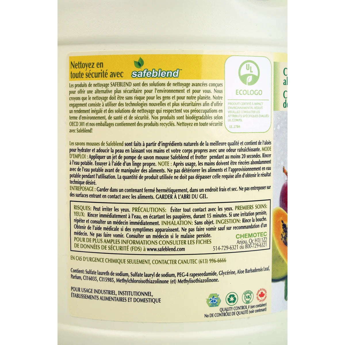 Safeblend Foam Soap, 4-pack