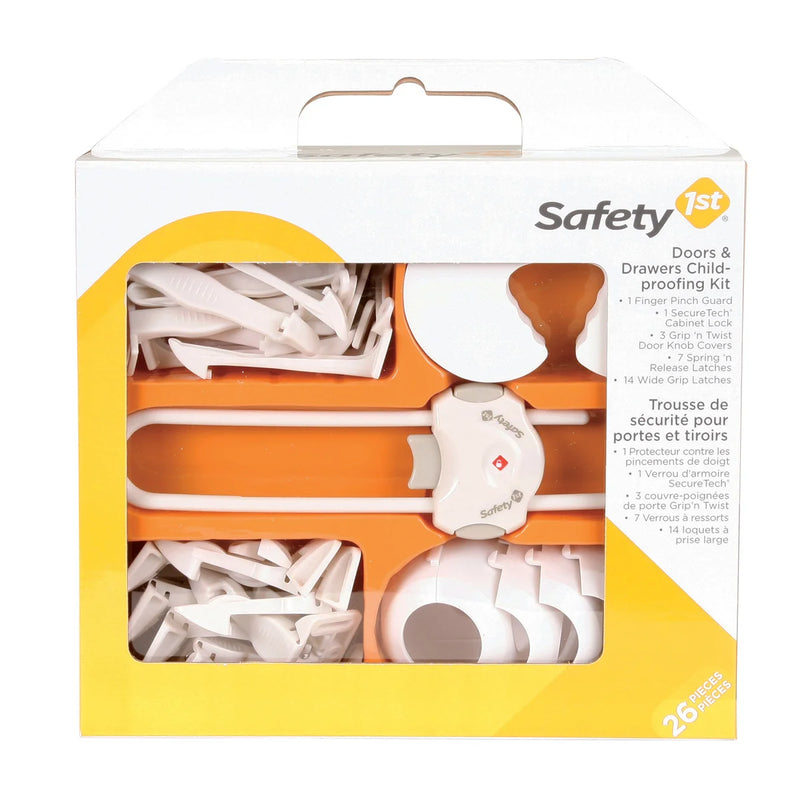 Kit de sécurité pour tiroirs et portes Safety 1st, 26 pièces