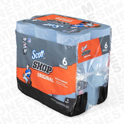 Scotts Kimberly Clark 75146 Blue Shop Towels On A Roll 6 Pack
