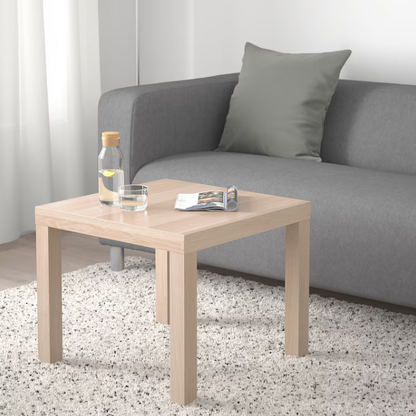 IKEA Lack - Small Coffee Table, Side Table White stained Oak Effect