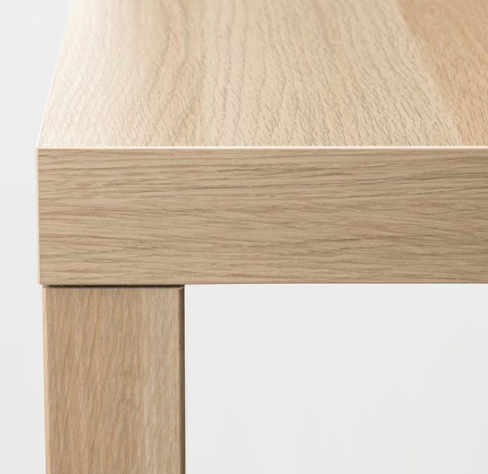 IKEA Lack - Small Coffee Table, Side Table White stained Oak Effect