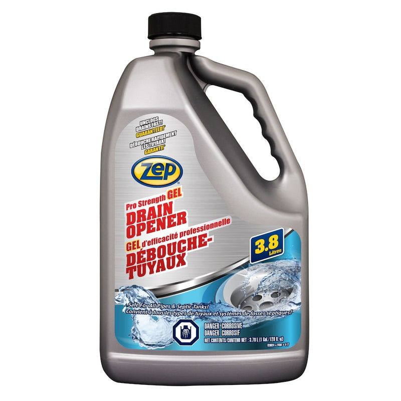 Zep Pro Strength Gel Drain Opener 1gal