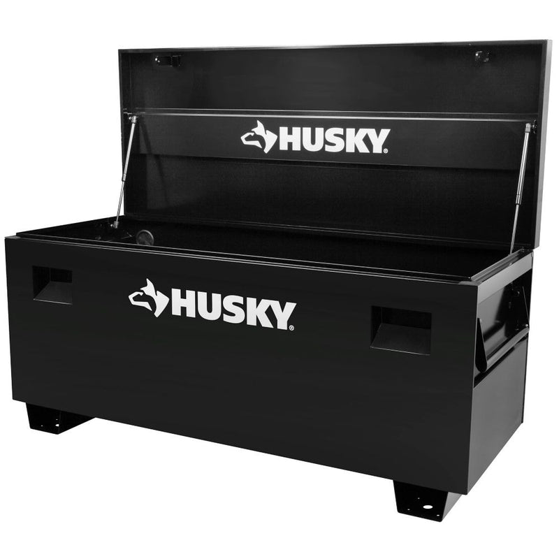 Husky Heavy-Duty 60-inch Job Site Storage Box in Black