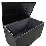Corliving Parksville Patio Storage Box, Black