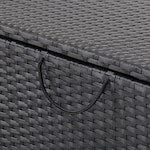 Corliving Parksville Patio Storage Box, Black