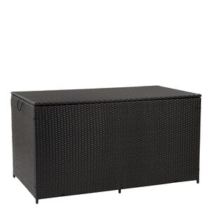 Corliving Parksville Patio Storage Box, Black