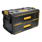 DEWALT TOUGHSYSTEM 2.0 21.8-inch 2-Drawer Tool Storage Box in Black