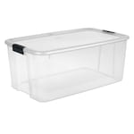 Sterilite Clear Ultra Latch Storage Box, 110 L