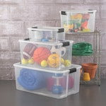 Sterilite Clear Ultra Latch Storage Box, 110 L
