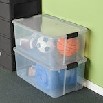 Sterilite Clear Ultra Latch Storage Box, 110 L