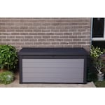 Keter Premier 20 Cu.Ft/ 150G Weather Resistant Resin Patio/Outdoor Garden Storage Lockable Deck Box/Bench